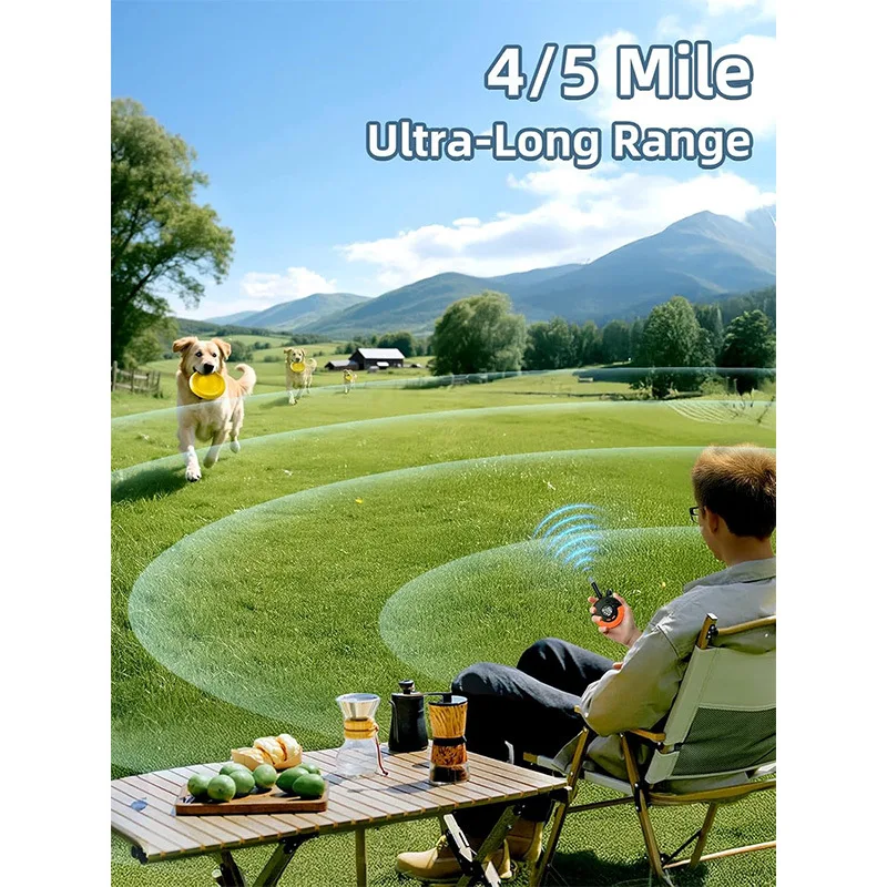 Vista del dispositivo y control para entrenar a distancia