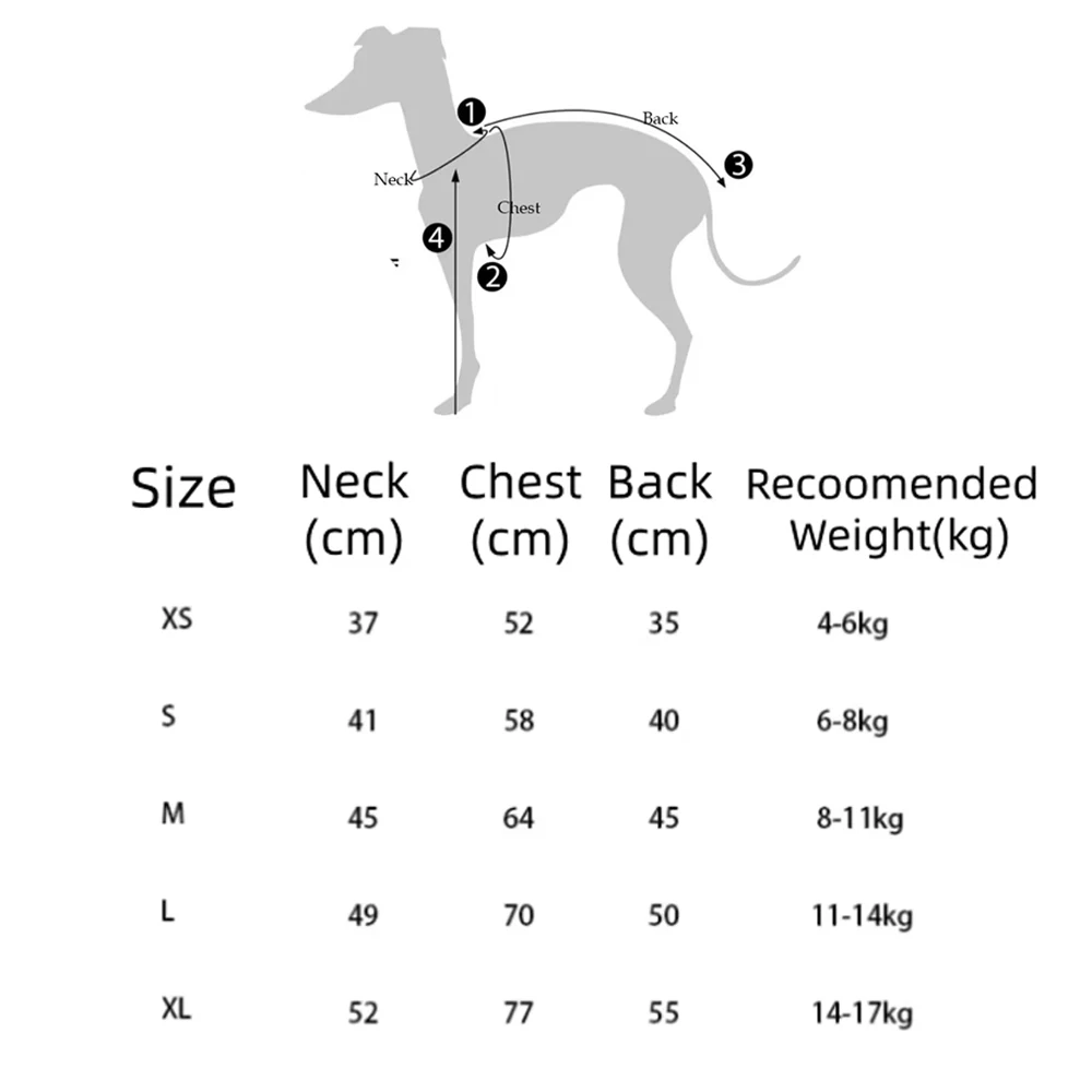 Abrigo de plumón de lujo para perro Whippet visto de lado