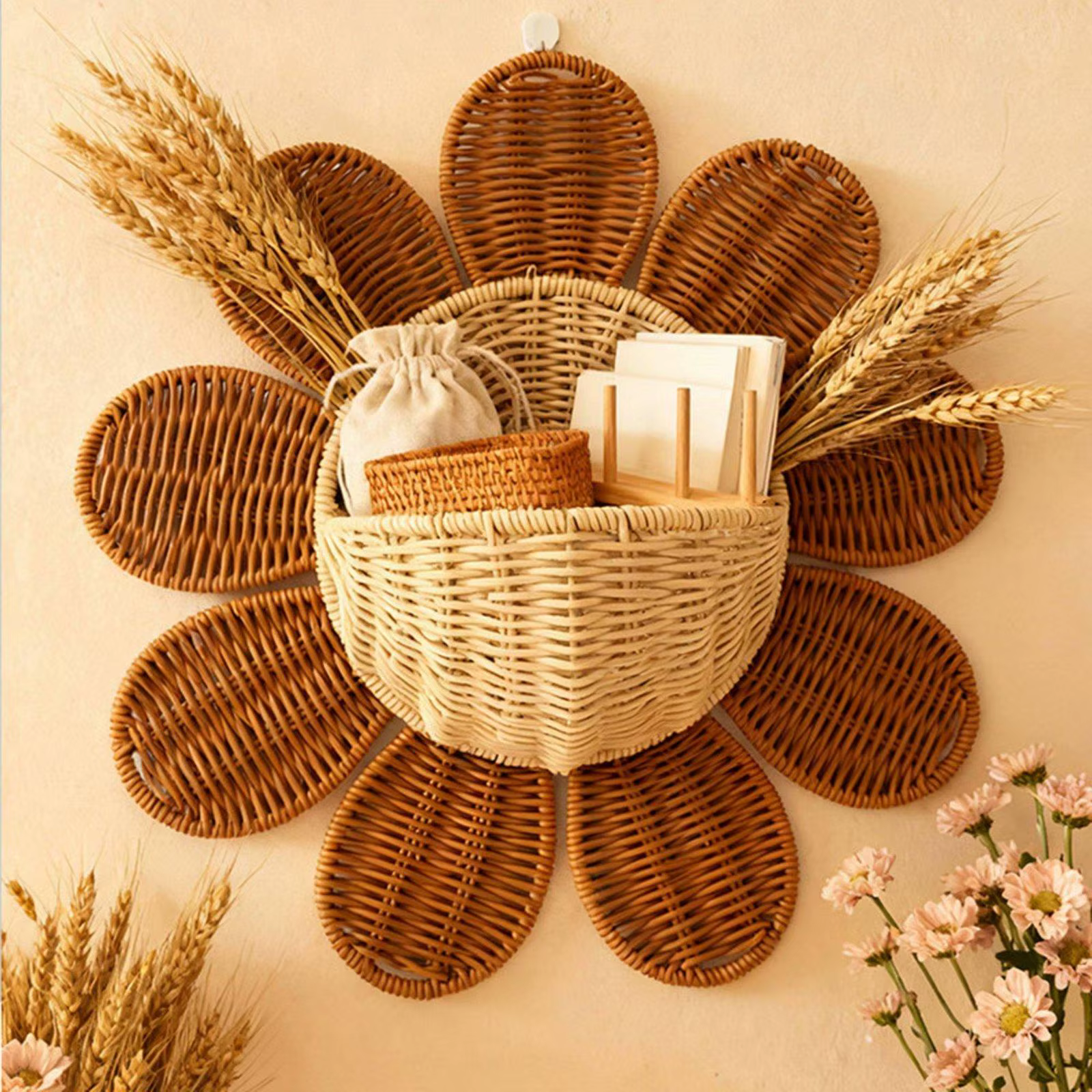 Organizador Colgante para Juguetes de Mascotas – Cesta Boho de Almacenamiento - imagen 5