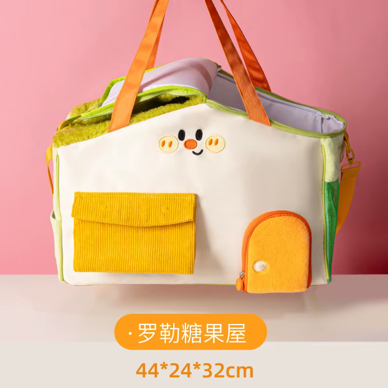 Bolsa transporte casa para gatos y perros – Mochila portátil transpirable - imagen 3