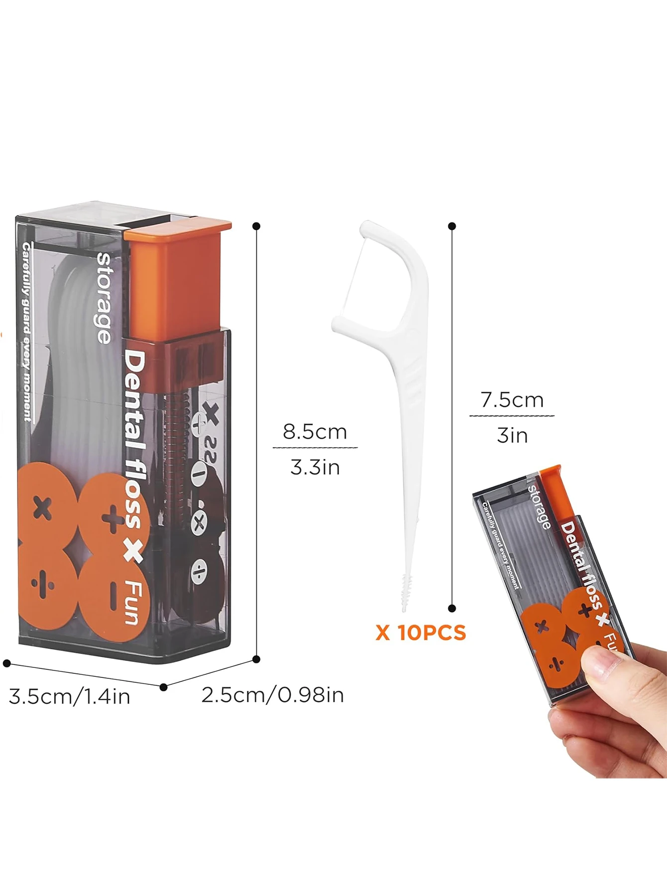 Kit completo de palillos hilo dental