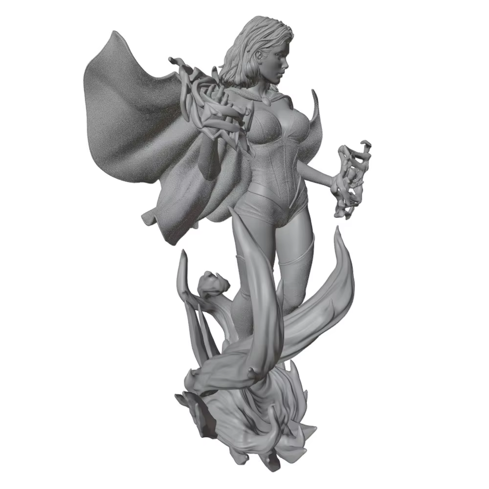 Figura de resina 1/24 de chica anime – Coleccionable sin pintar para decoración - imagen 2