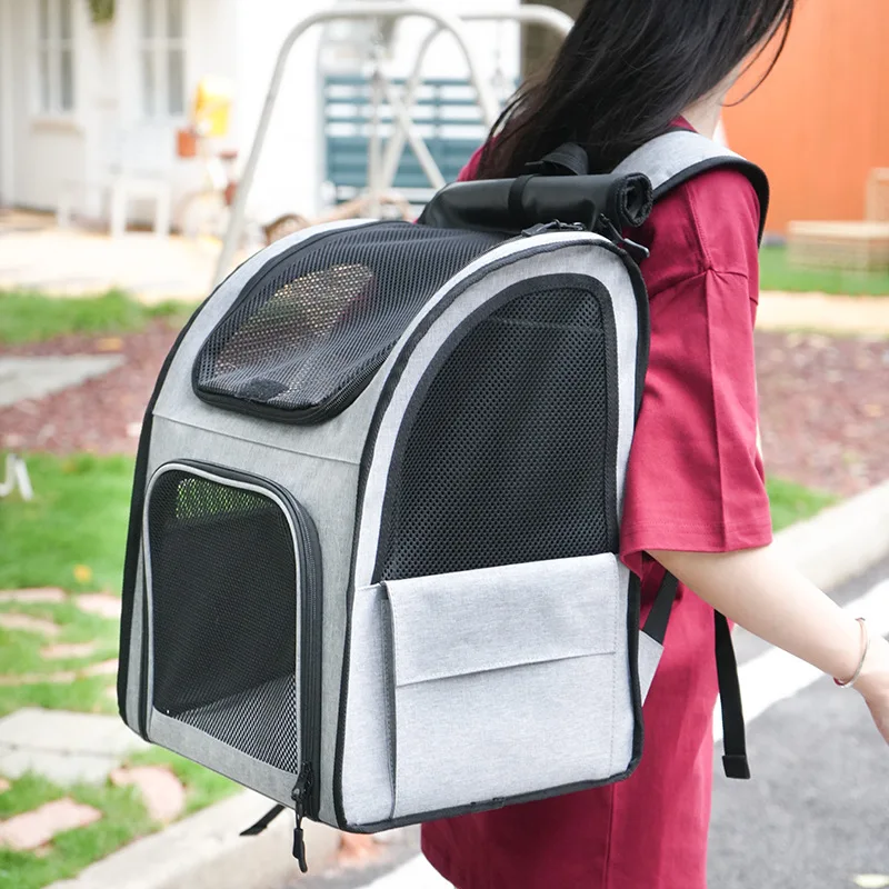 Mochila transportadora de malla transpirable
