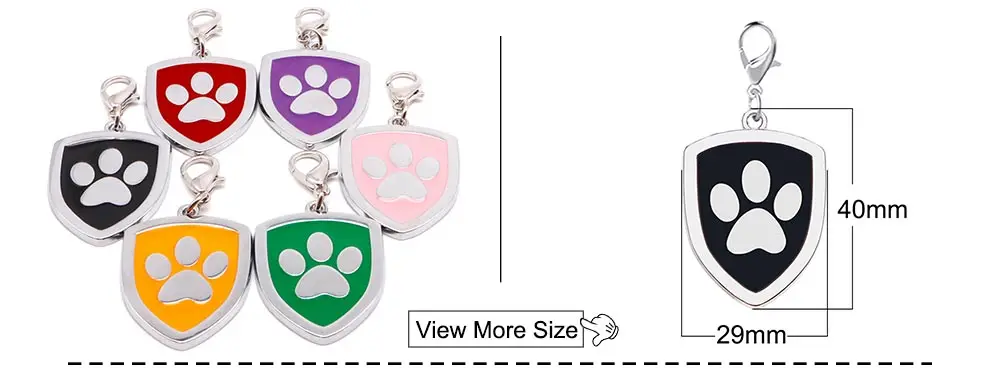 Placas identificativas para collares