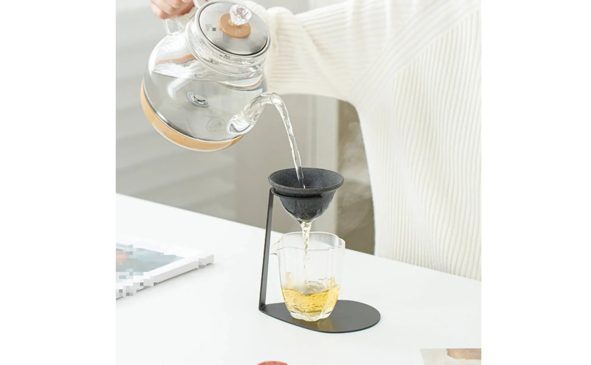 Infusión clara tras la filtración