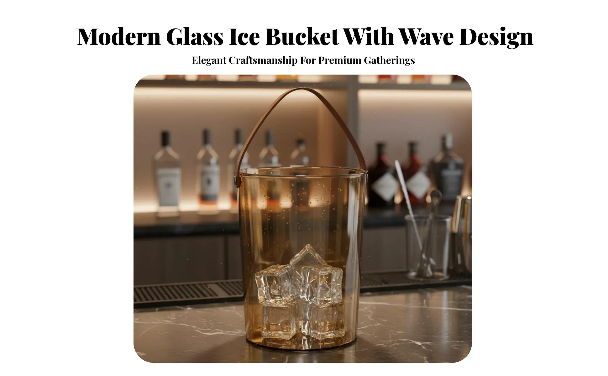Diseño moderno para bartender en casa