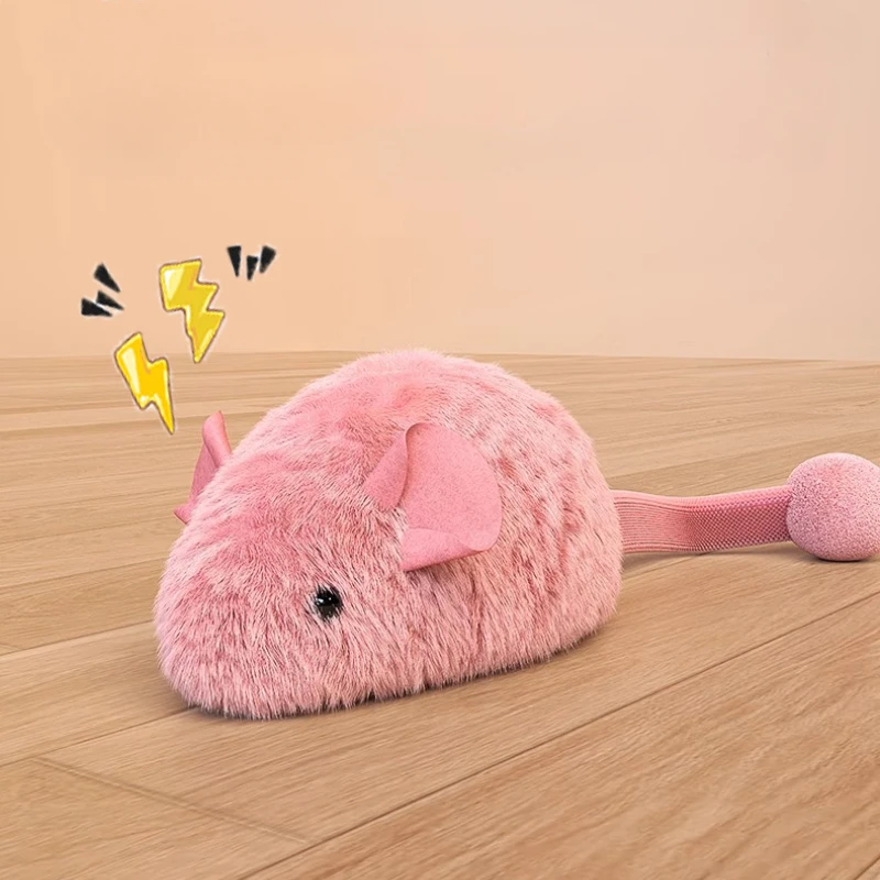 Ratones de peluche luminosos para gatos