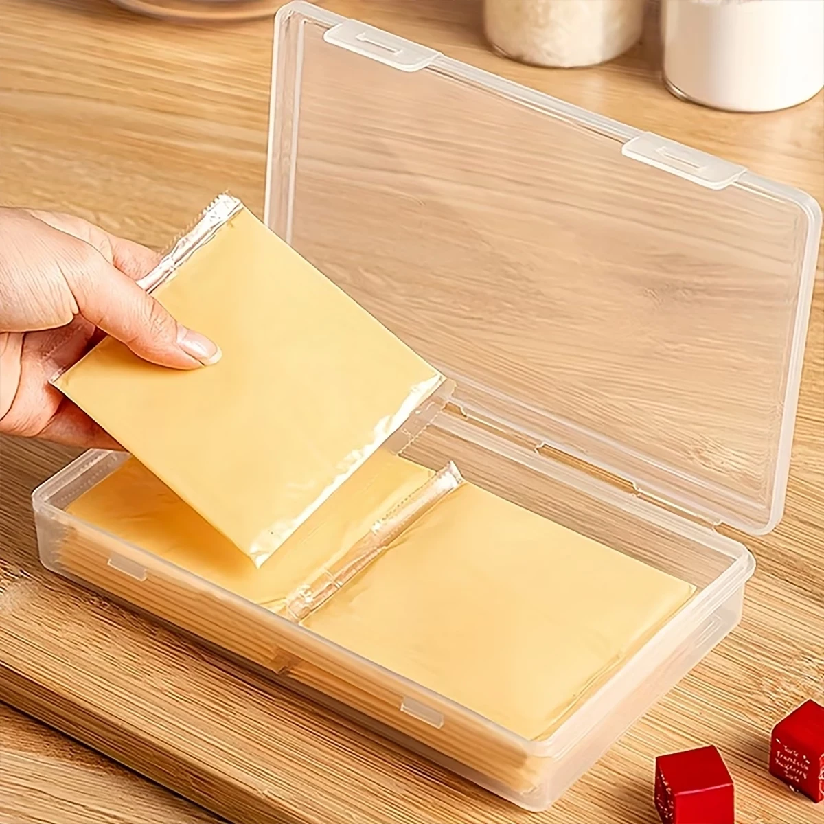 Caja transparente hermética para guardar comida de gato y perro