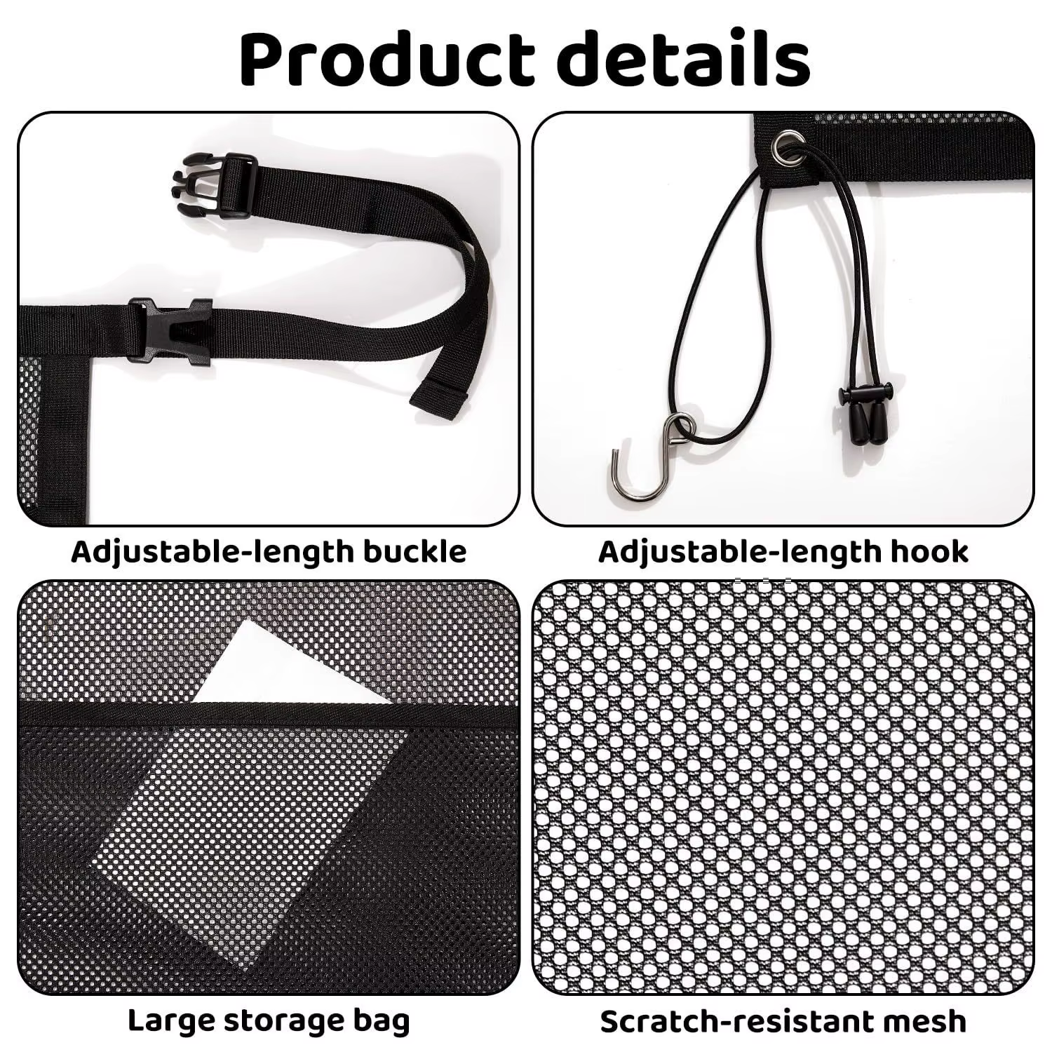 Barrera para coche de perros y gatos – Protección antirarañazos - imagen 4