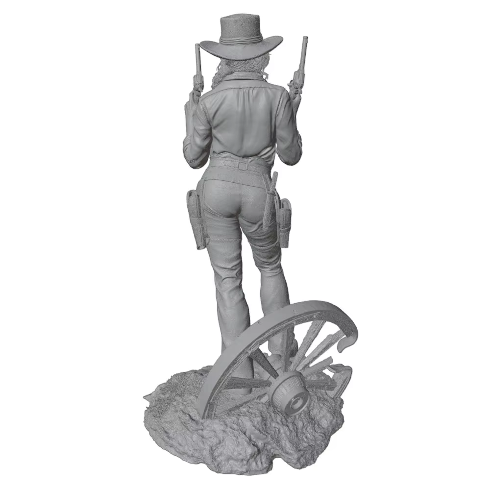 Kit de maqueta 3D en gris sin montar – Figura para gatos y perros - imagen 3