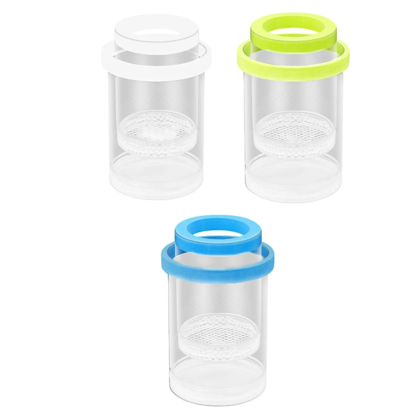 Caja Incubadora Flotante Redonda para Peces – Protector de Crías para Acuario - imagen 2