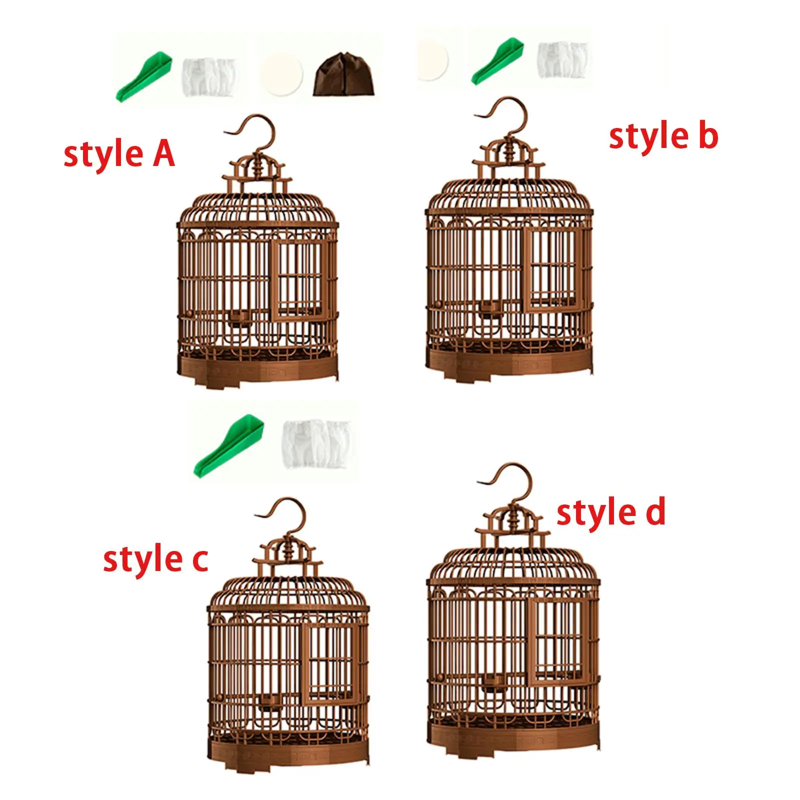 Dimensiones de la jaula colgante