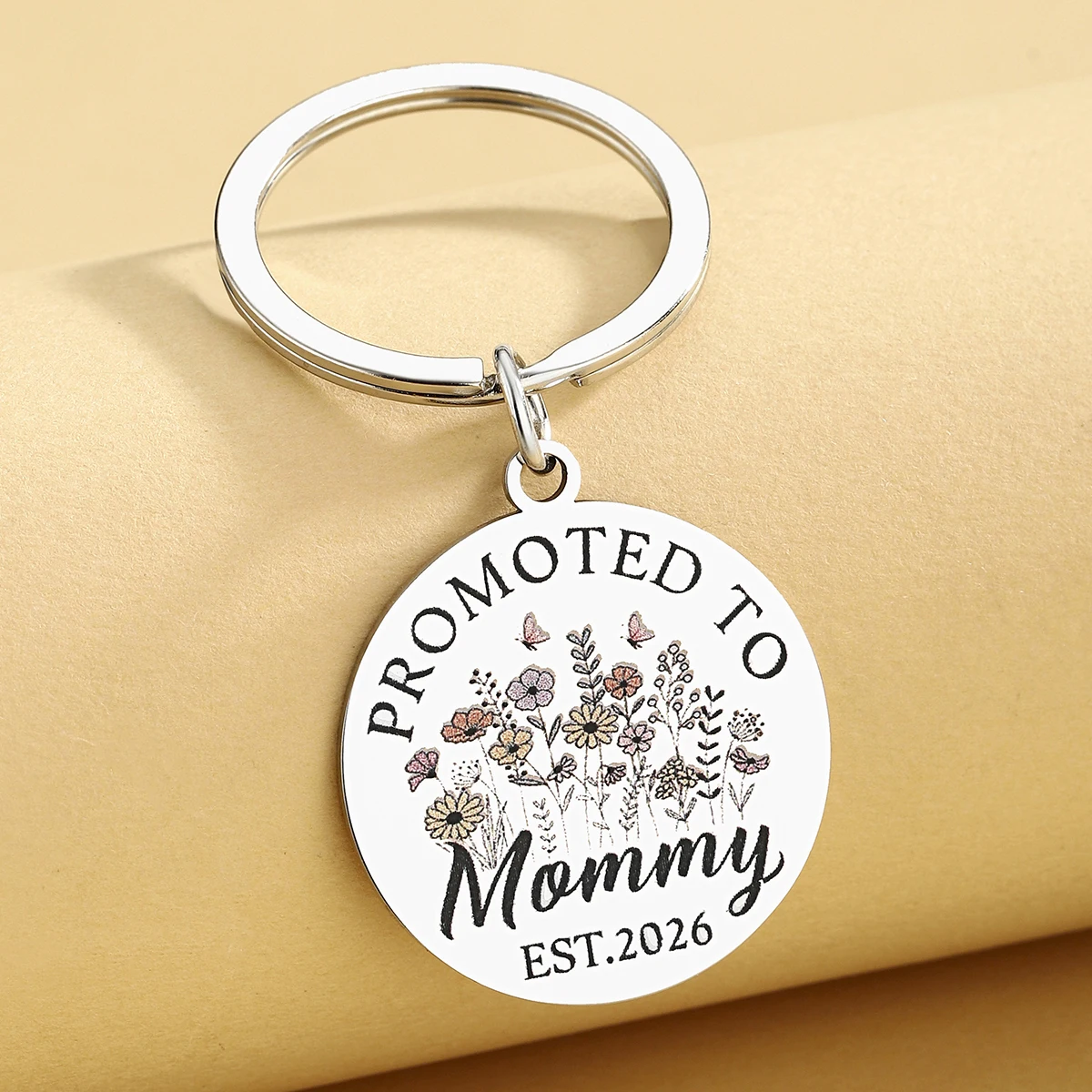 Regalo embarazo y mamá primeriza: llavero con mensaje y detalle especial - imagen 2