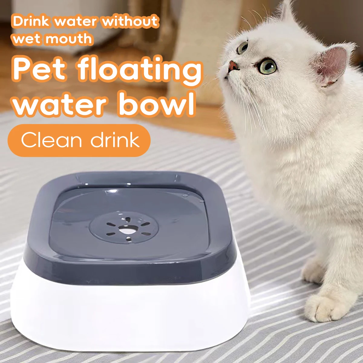 Cuenco de agua flotante con disco central