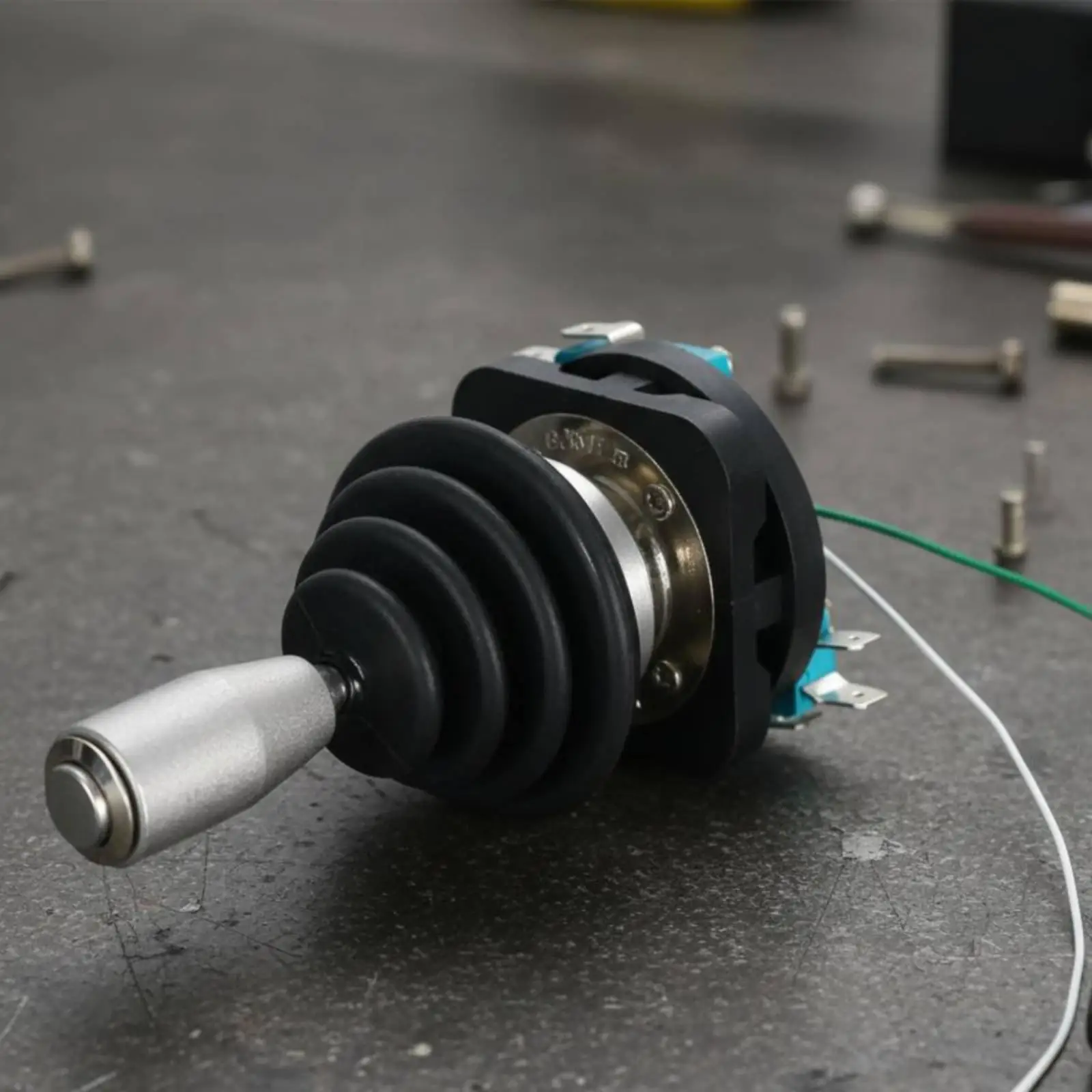 Interruptor joystick para equipos eléctricos y maquinaria de trabajo pesado