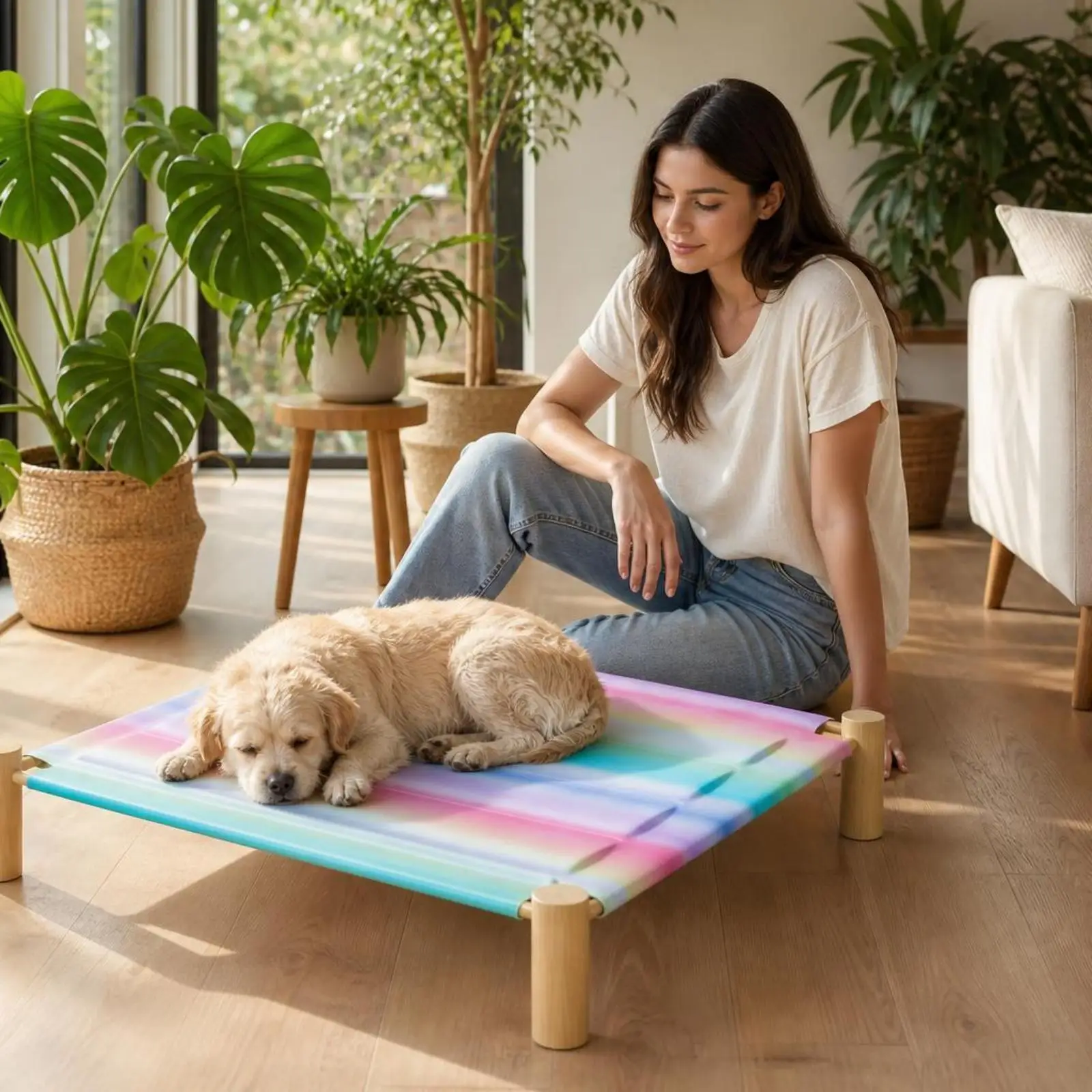 Cama Elevada Refrigerante para Perros – Transpirable de Verano - imagen 4