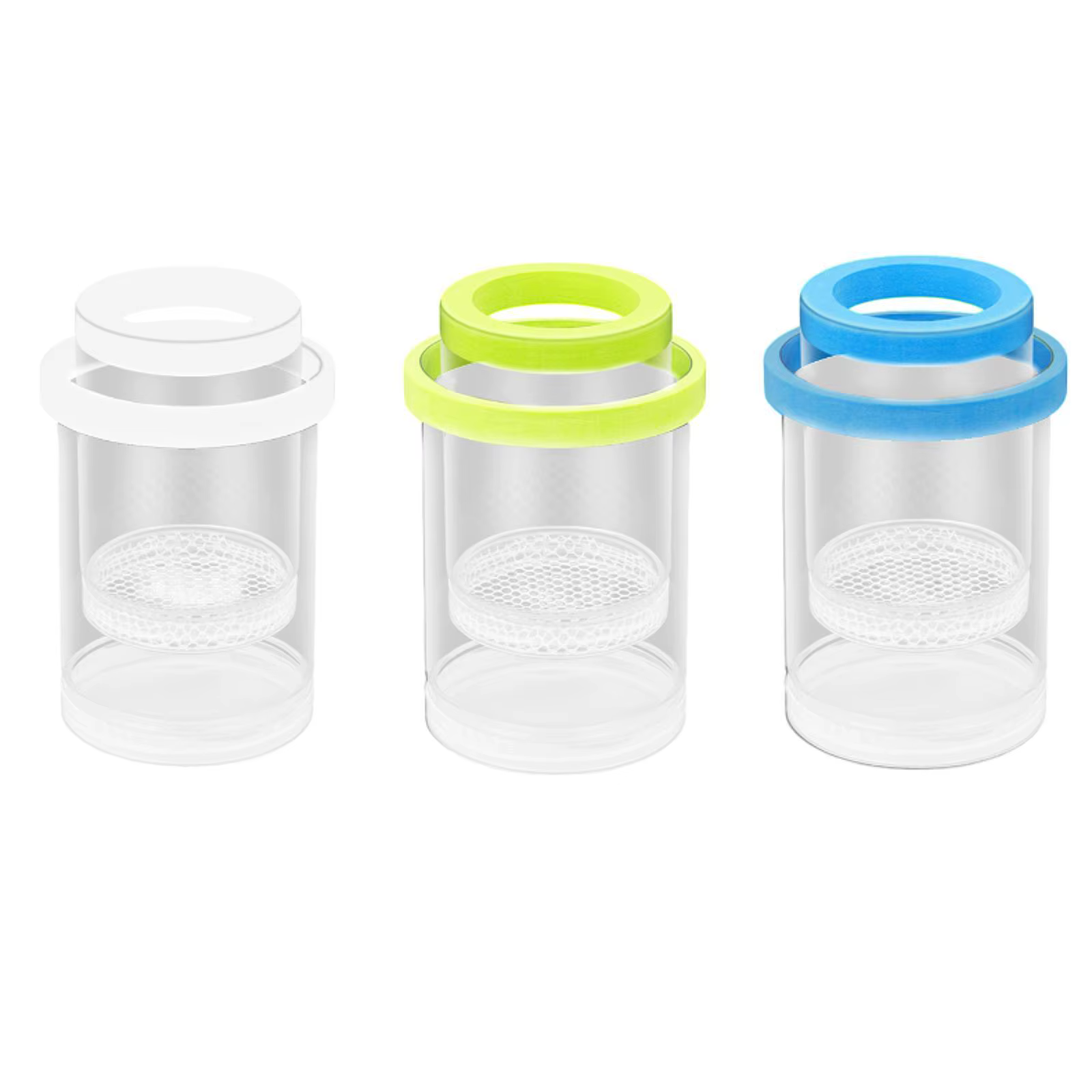 Caja Incubadora Flotante Redonda para Peces – Protector de Crías para Acuario
