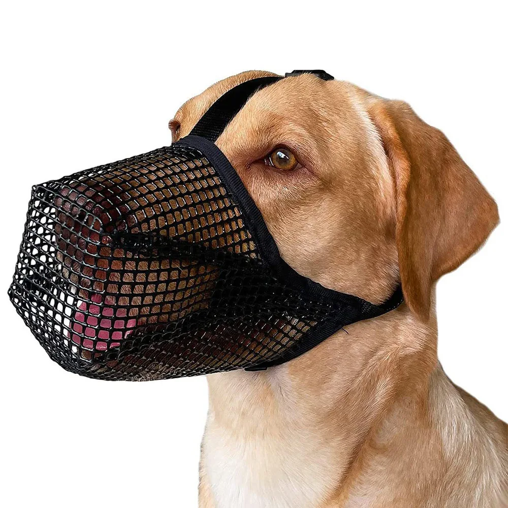 Bozal de malla transpirable para perro