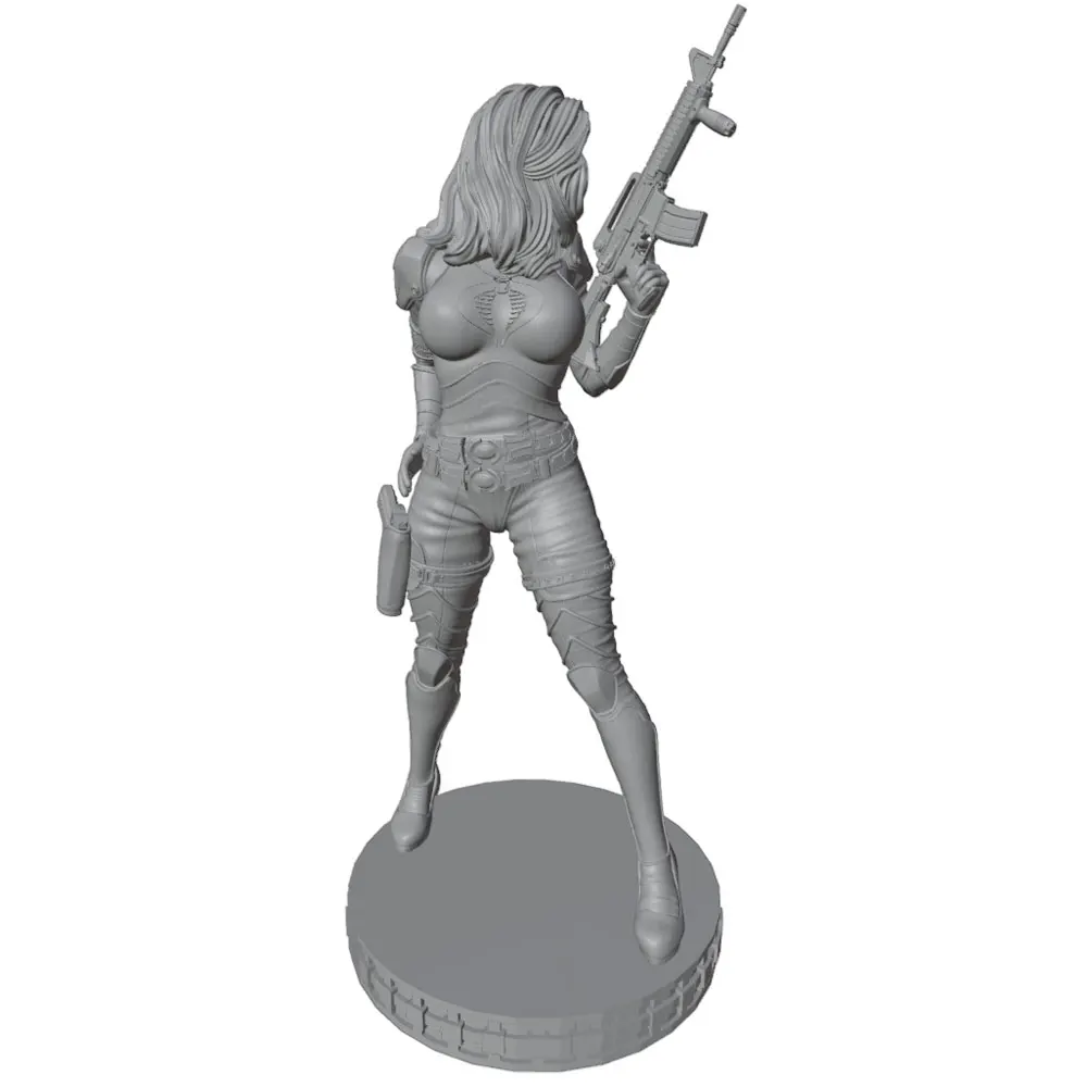 Figura DIY de resina para gatos y perros, modelo gris 3D - imagen 5
