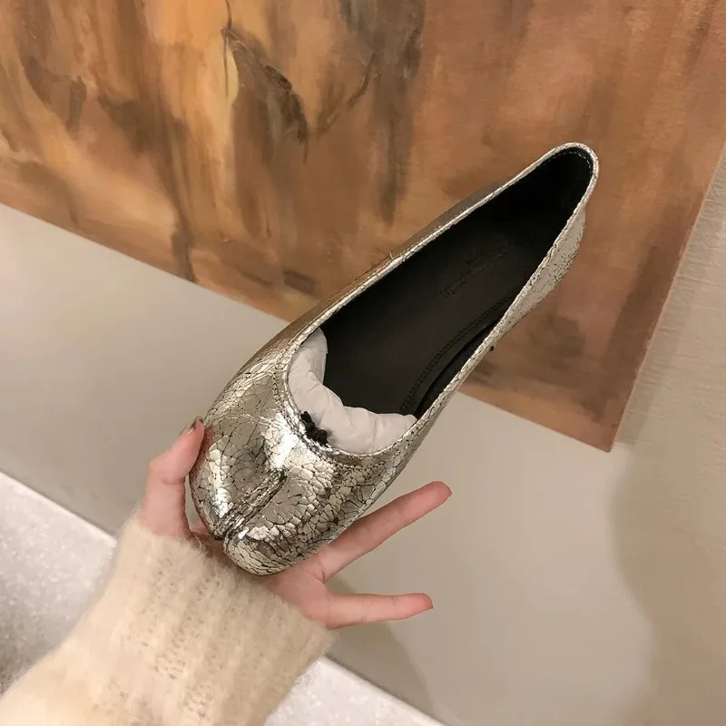 Mocasines de cuero para mujer – Zapatos planos elegantes sin cordones - imagen 2