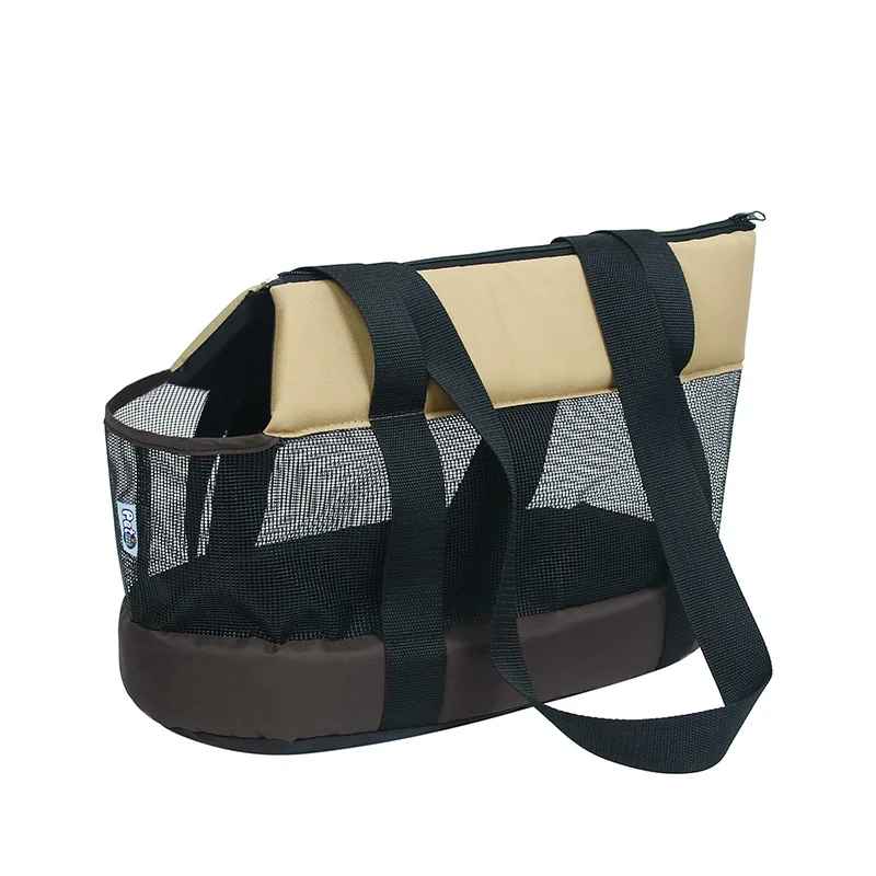 Bolso de transporte plegable de malla para perros y gatos con asa - imagen 4