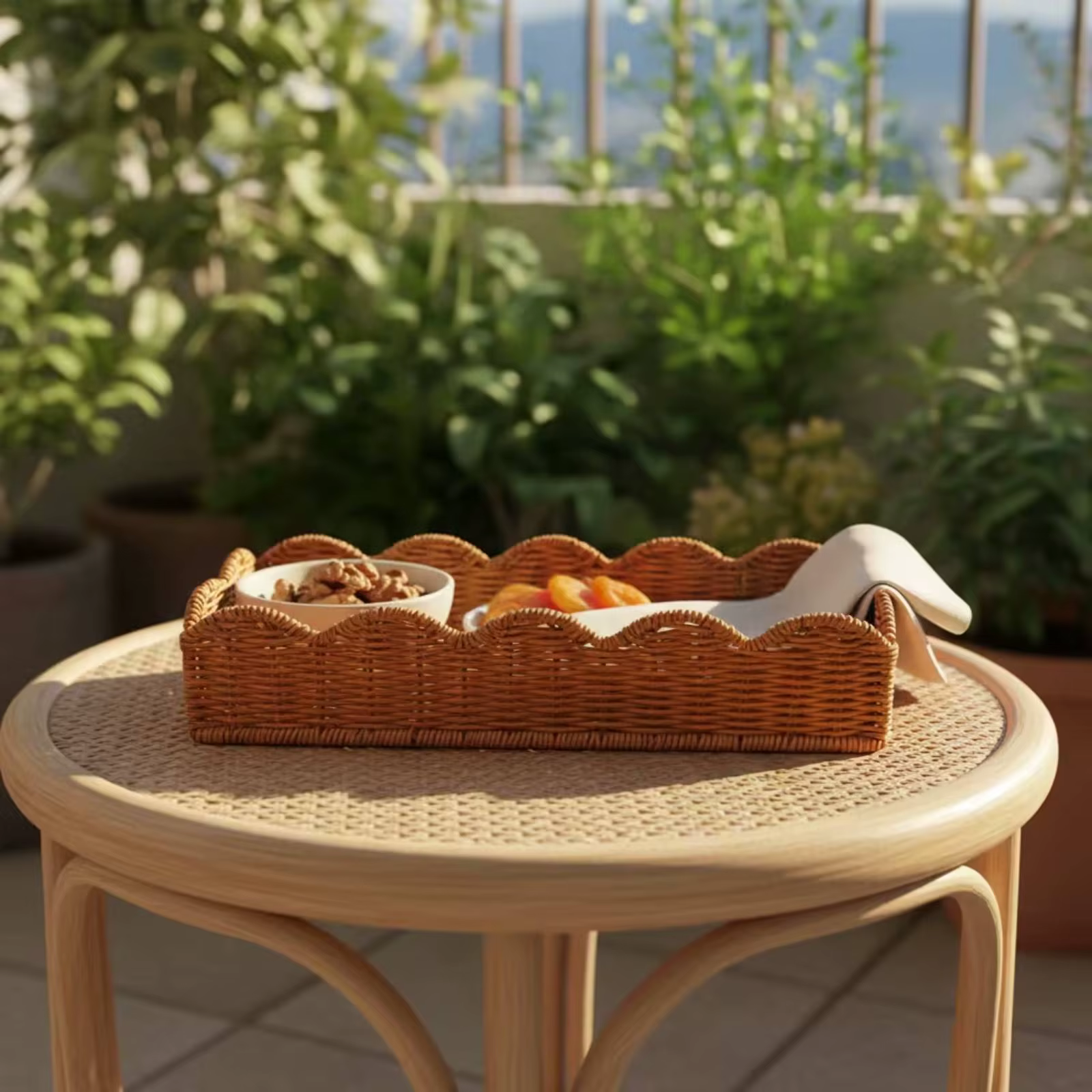 Cesta ratán para gatos y perros pequeños – Organizador y almacenaje - imagen 3