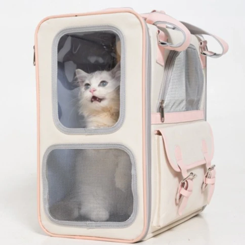 Mochila transpirable para gatos y perros – Portabebés de viaje