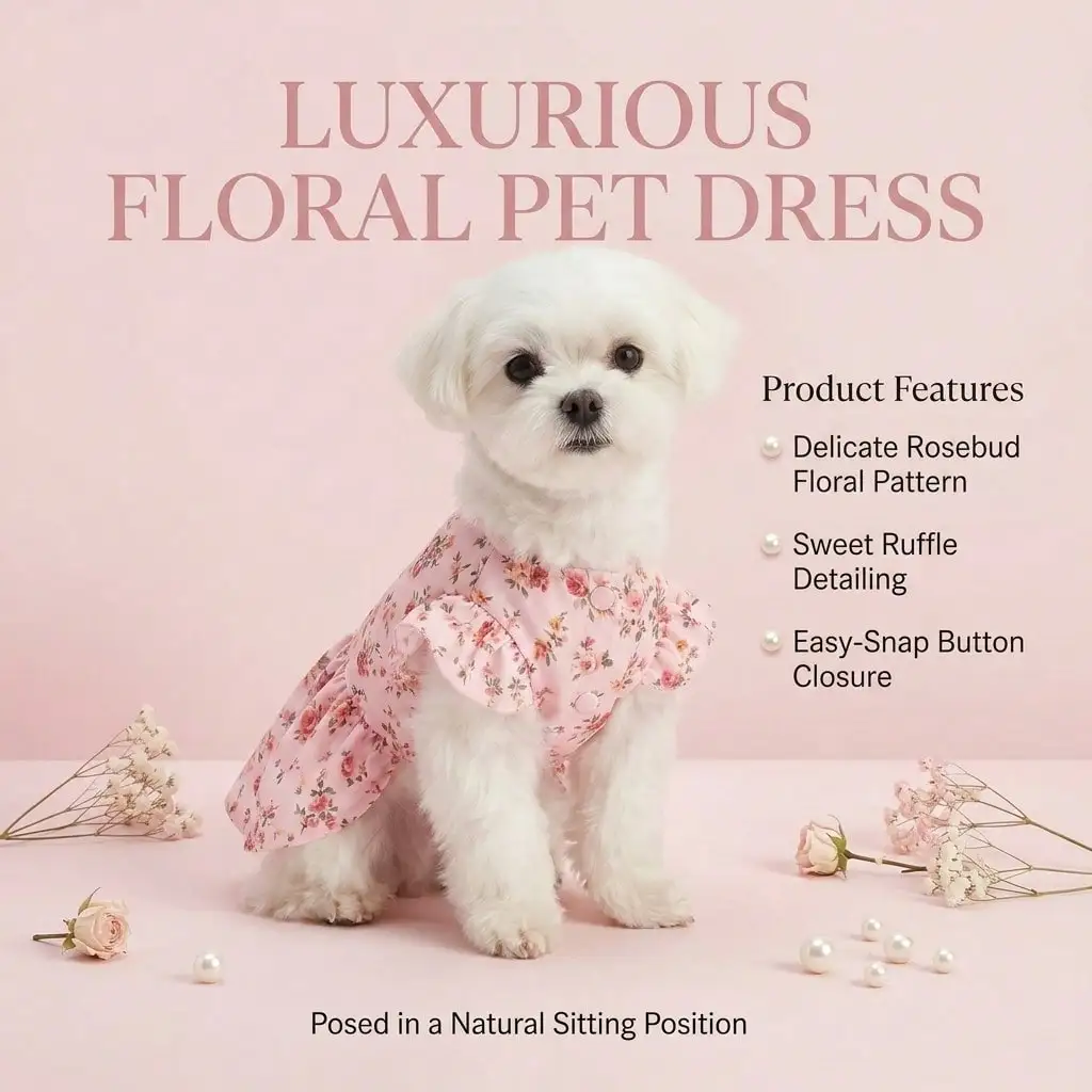 Vestido en gato mediano