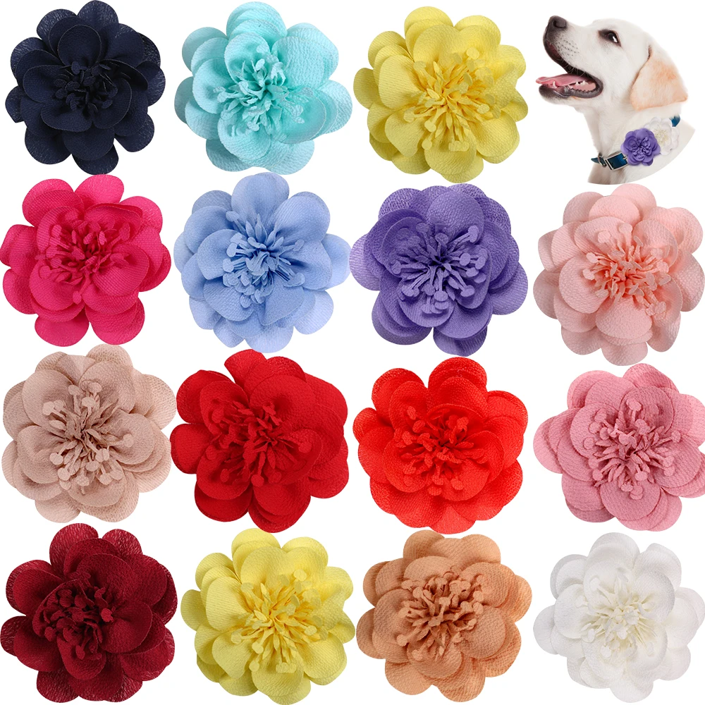 Lazo floral para collar de perro Masue Pets