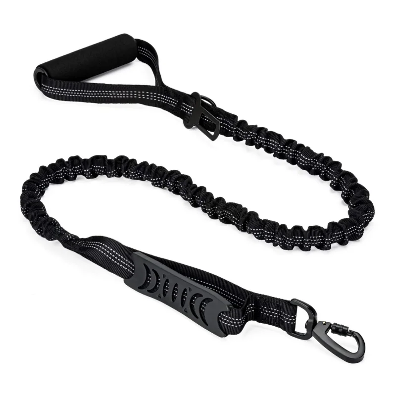 Collar elástico anti tirones para perros reflectante resistente cuerda