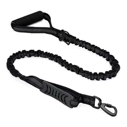 Collar elástico anti tirones para perros reflectante resistente cuerda