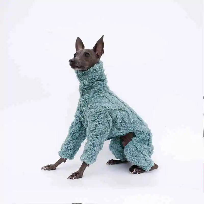Perro con suéter de manga larga rosa
