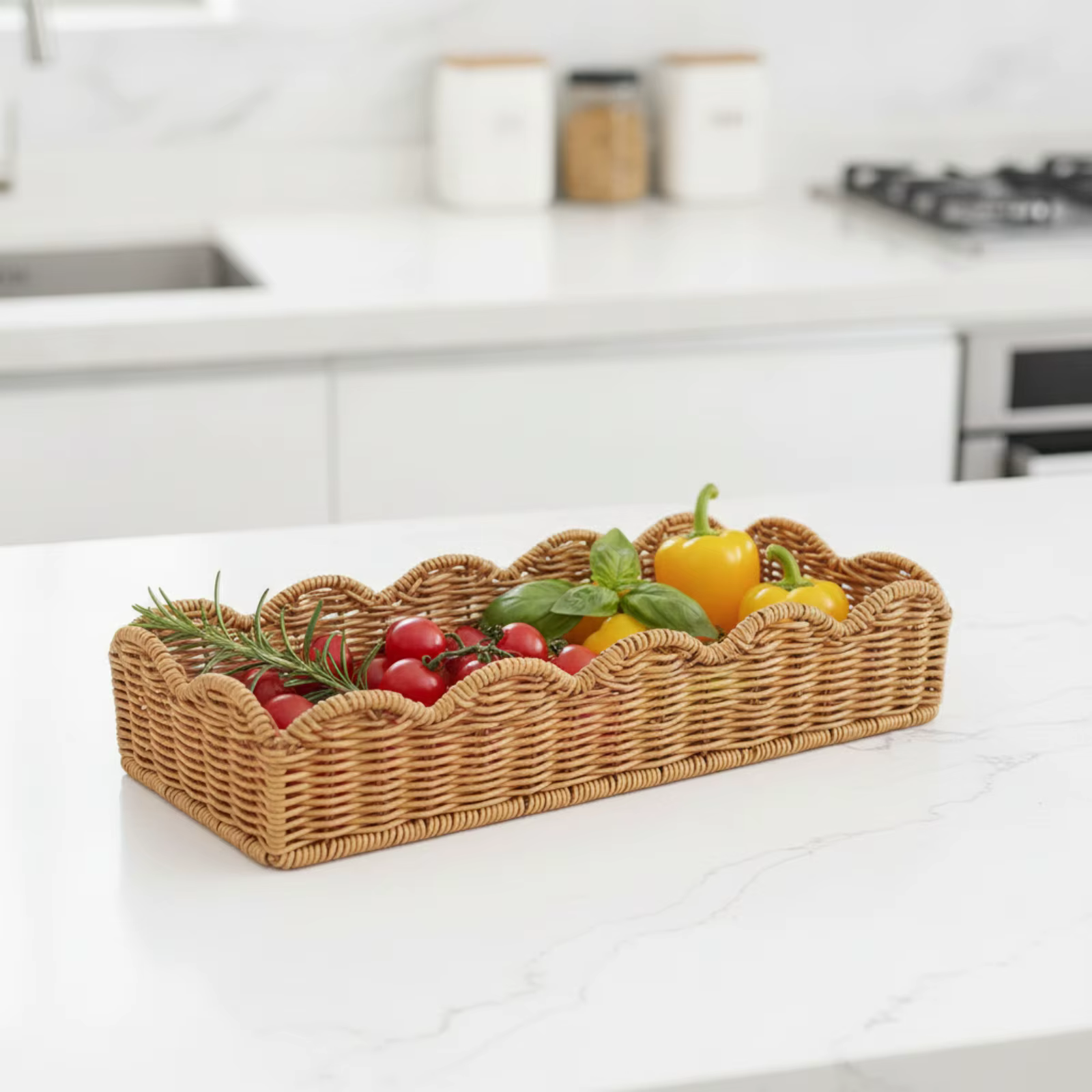 Cesta ratán para gatos y perros pequeños – Organizador y almacenaje - imagen 4