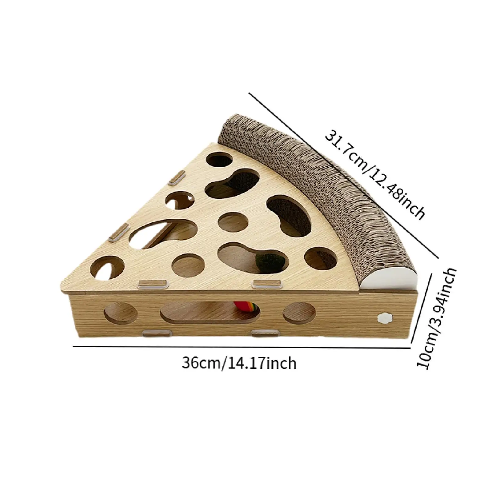 Kittern Ball Toy Cat Interactive Box for Kitten Bored Cats Entertainment