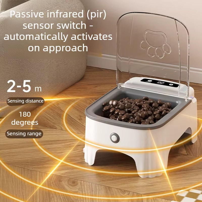 Comedero automático para perros y gatos con temporizador portátil - imagen 2