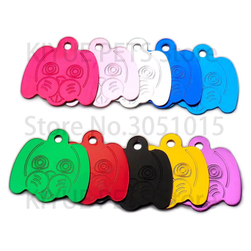 Placas de identificación para perros y gatos de aluminio con grabado - imagen 3