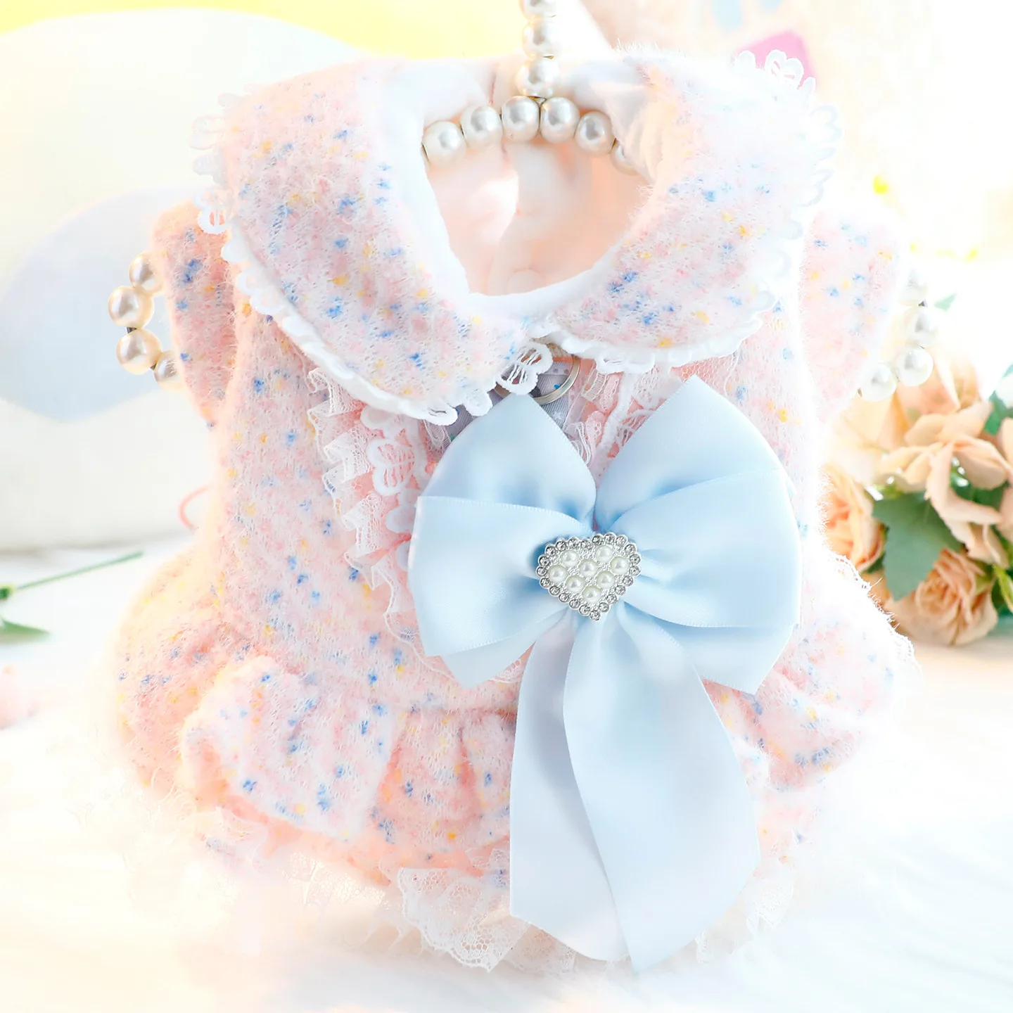 Vestido Princesa Cálido para Perros Pequeños y Cachorros
