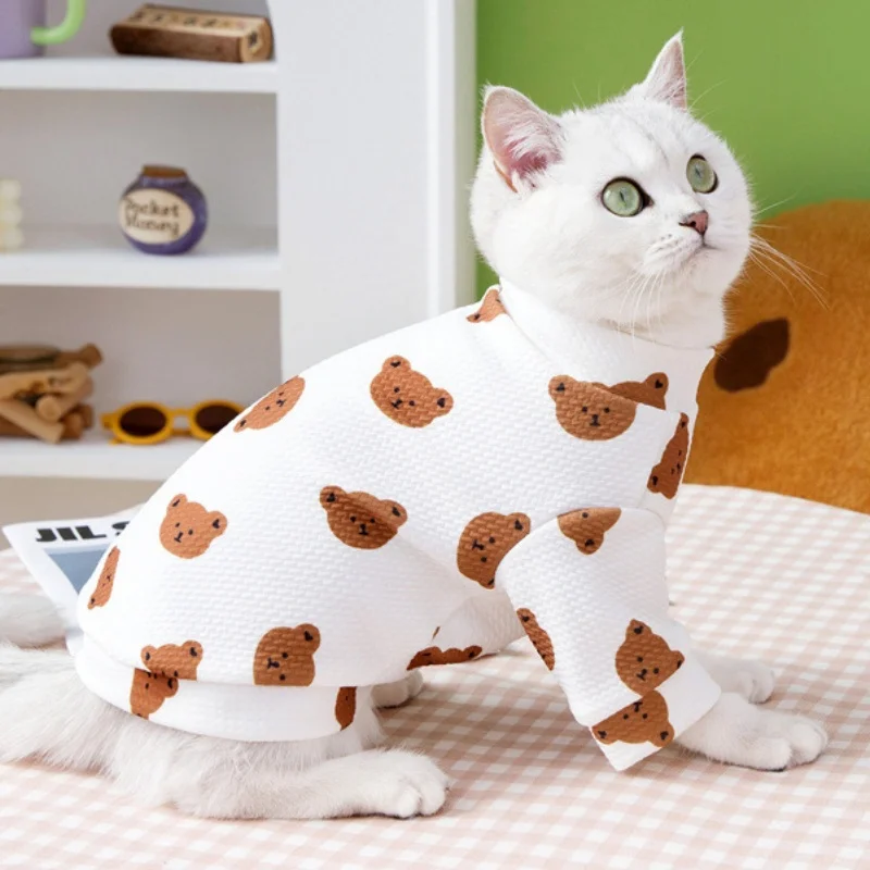 Camiseta cálida waffle para perros y gatos – Chihuahua y cachorros