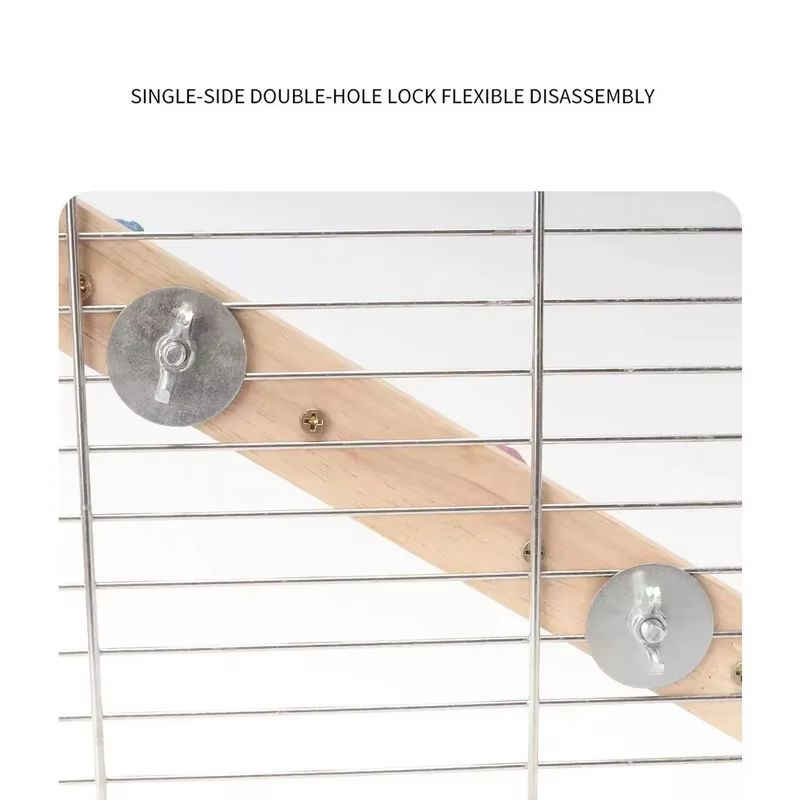 Escalera multijuguete para loros y aves pequeñas – Columpio y peldaños interactivos - imagen 3
