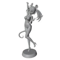 Figura Resina 1/24 Chica Sexy – Kit Miniatura DIY para Pintar, 75mm