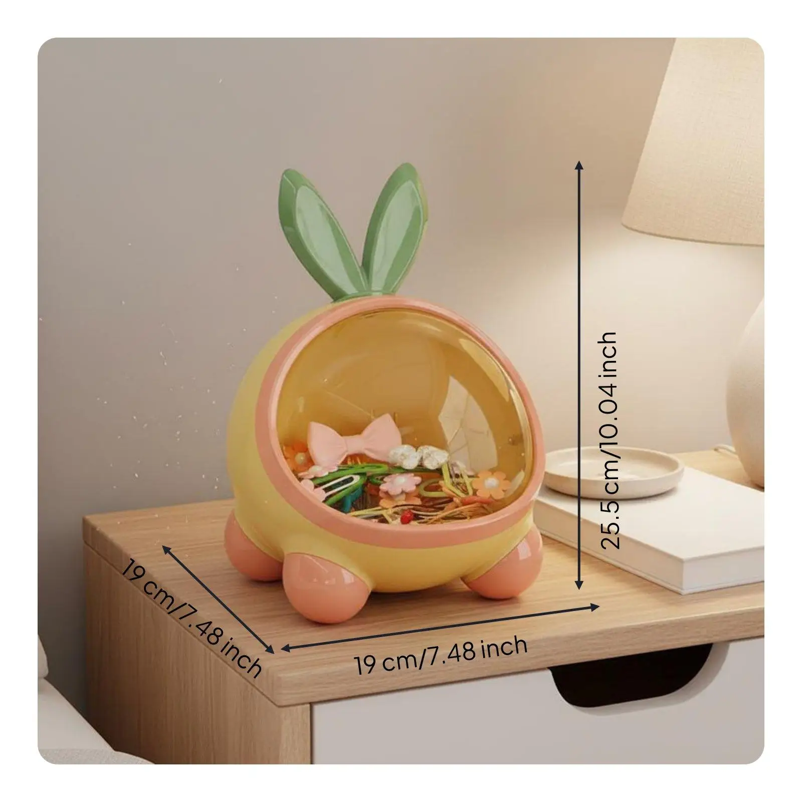 Organizador con Forma de Conejo para Niñas – Cajón de Escritorio y Tocador - imagen 5