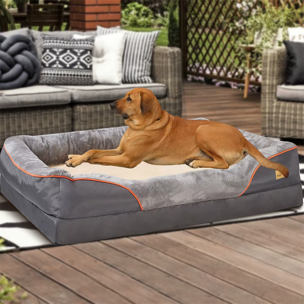 Cama ortopédica para perros grandes – Sofá viscoelástico lavable - imagen 4