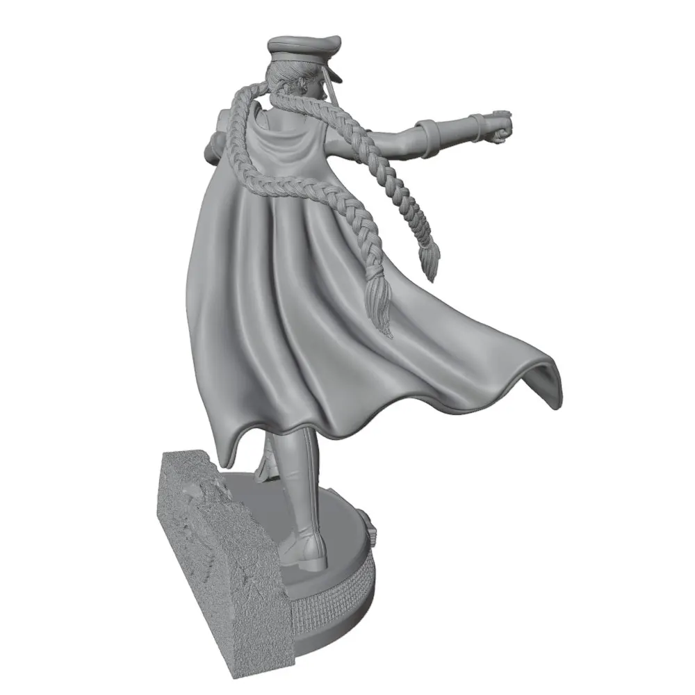 Figura de resina gris 3D DIY sin montar y sin pintar - imagen 3