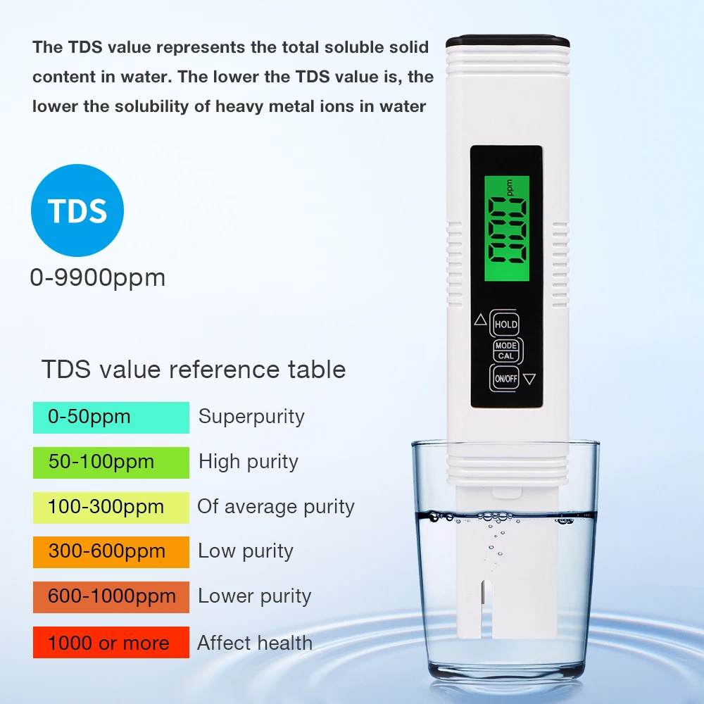 Medidor Calidad Agua Acuario 4 en 1 – Tester TDS y Temperatura - imagen 3