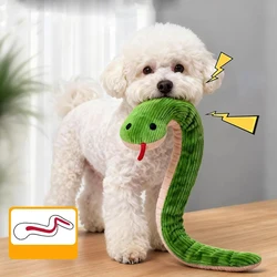 Juguete interactivo con forma de serpiente para gatos y perros