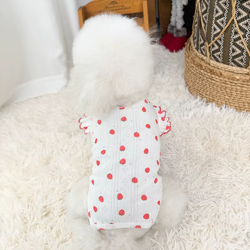 Sudadera transpirable para perros y gatos con estampado de verano - imagen 2
