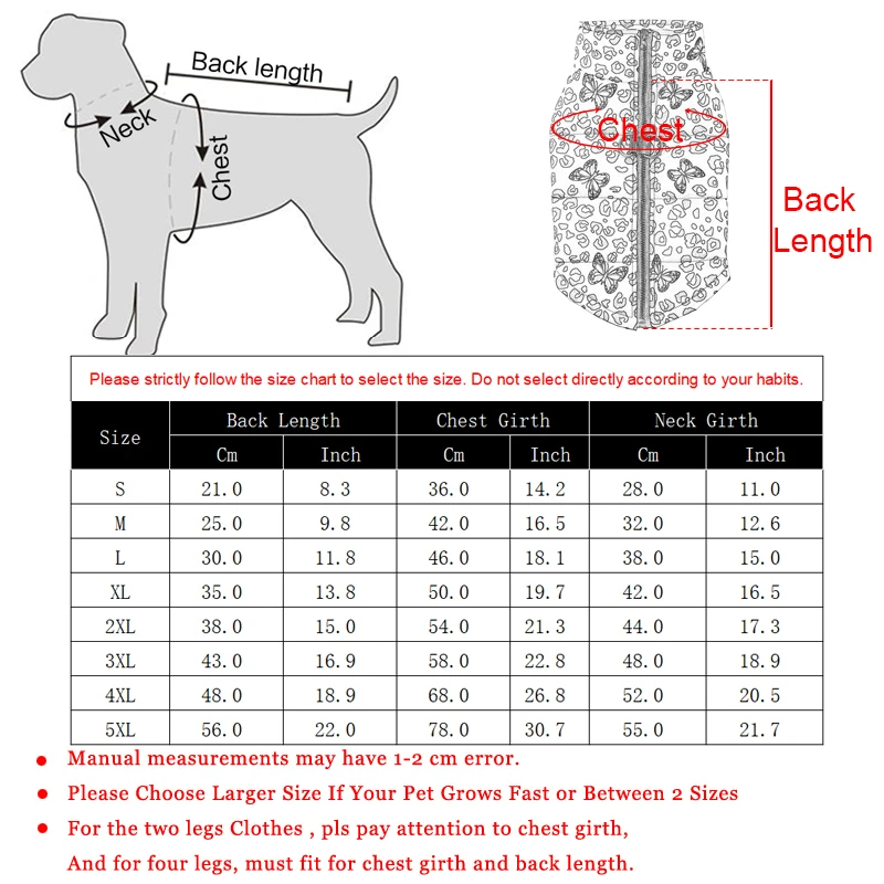 Chaqueta impermeable de leopardo para perro modelo frontal