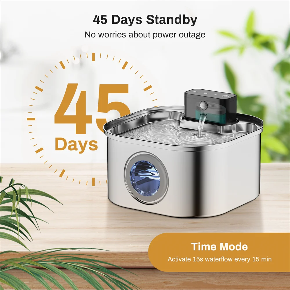 Fuente de agua para múltiples mascotas