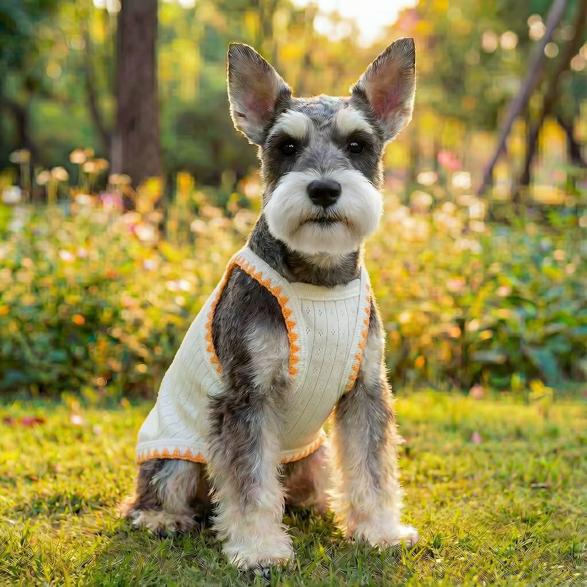 Chaleco verano perro pequeño y mediano – Diseño con palma