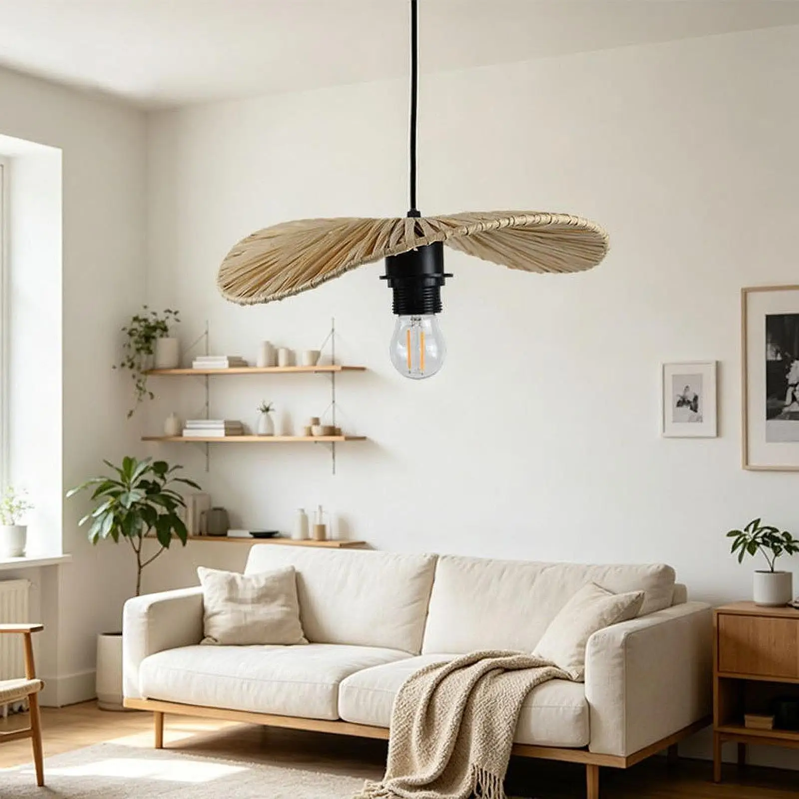Pantalla de lámpara tejida a mano – Repuesto decorativo para hogar - imagen 2